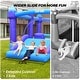 preview thumbnail 2 of 6, 15.3'x 12' Large Bounce House 840D Oxford Inflatable Bouncers for 6 Kids with Blower & Slide - 15.3'x 12'