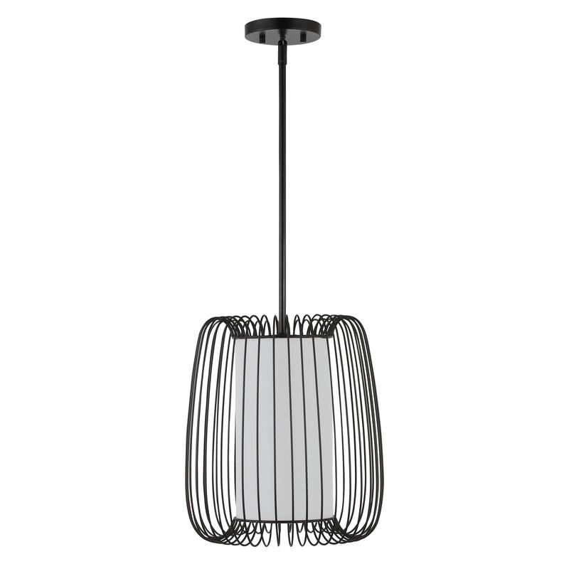 SAFAVIEH Lighting Tomke 12.5-inch Pendant - 13" W x 13" D x 15" H - Oil Rubbed Bronze - 13Wx13Dx15H