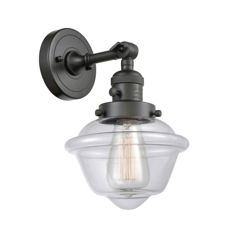Innovations Lighting Small Oxford Single Light 12" Tall Bathroom