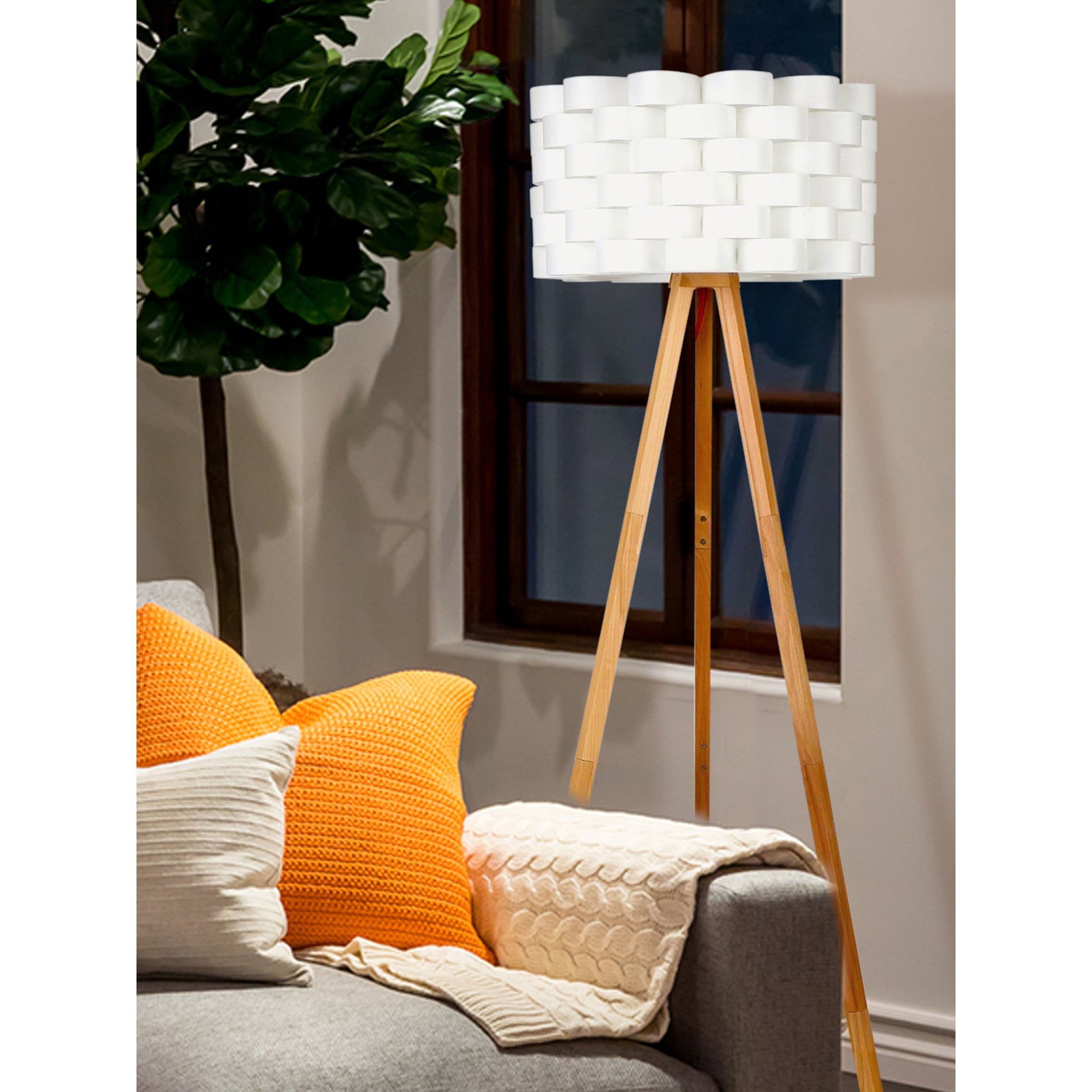 Brightech emma led shop tripod floor lamp