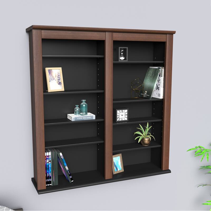Double Floating Wall Storage - 32" W x 34" H x 8.25" D
