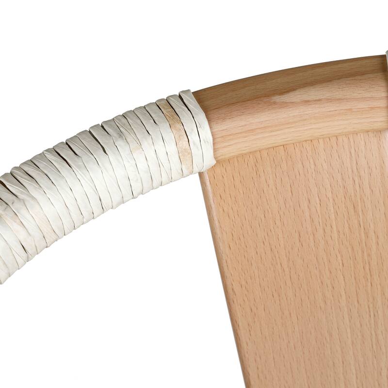 Linon Fishel Solid Natural Wood Dining Chair