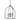 Lena 4 Light Large Pendant - Aged Iron