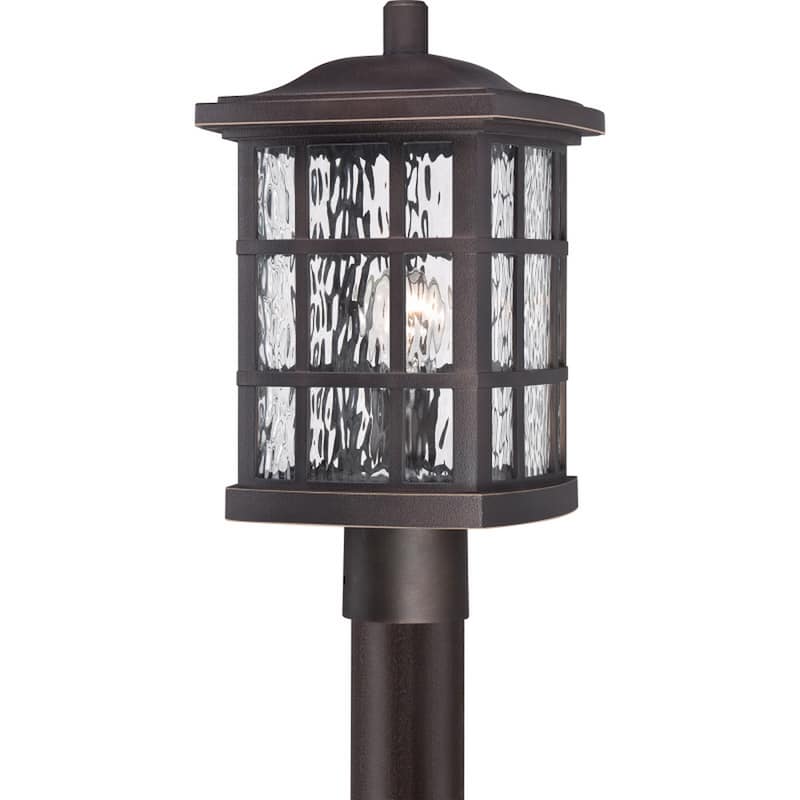 Stonington 1-Light Outdoor Post Mount in Palladian Bronze