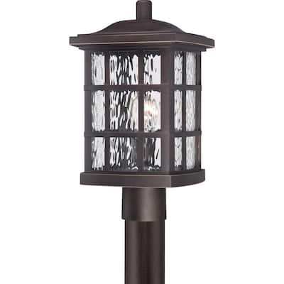 Stonington 1-Light Outdoor Post Mount in Palladian Bronze