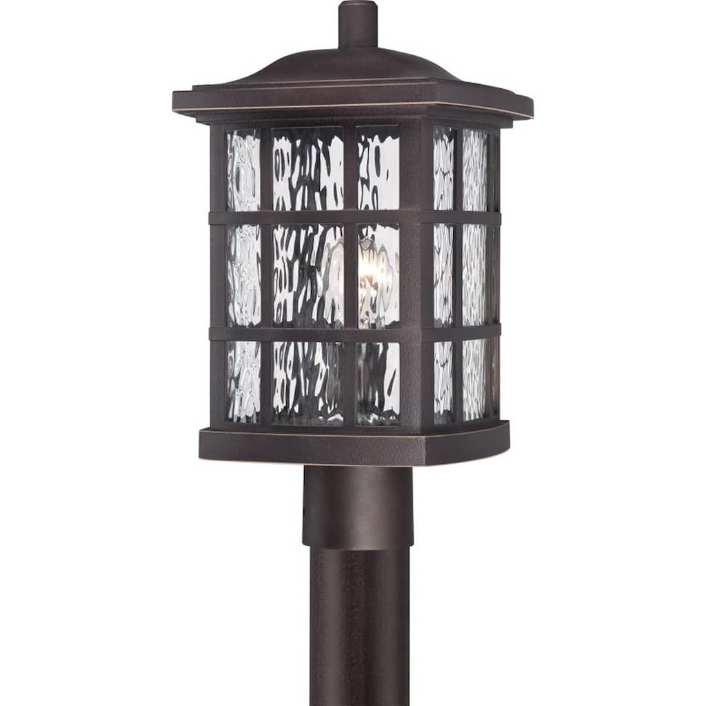 Stonington 1-Light Outdoor Post Mount in Palladian Bronze