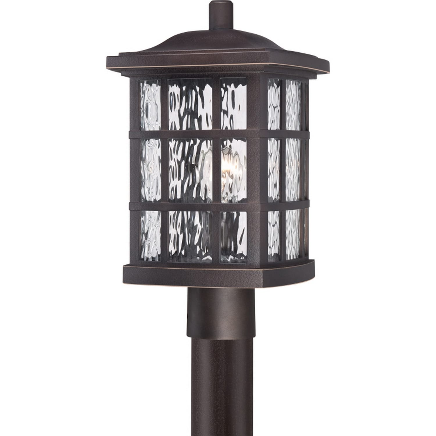 Stonington 1-Light Outdoor Post Mount in Palladian Bronze