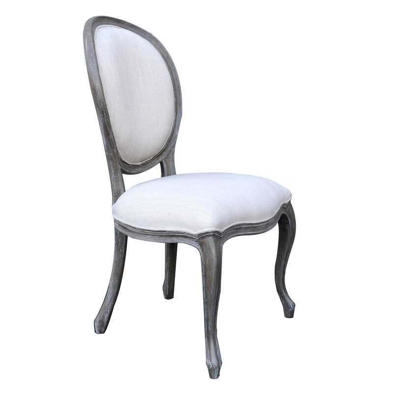 Mystique Gray Mahogany Anglia Dining Table and Chair Set of 7