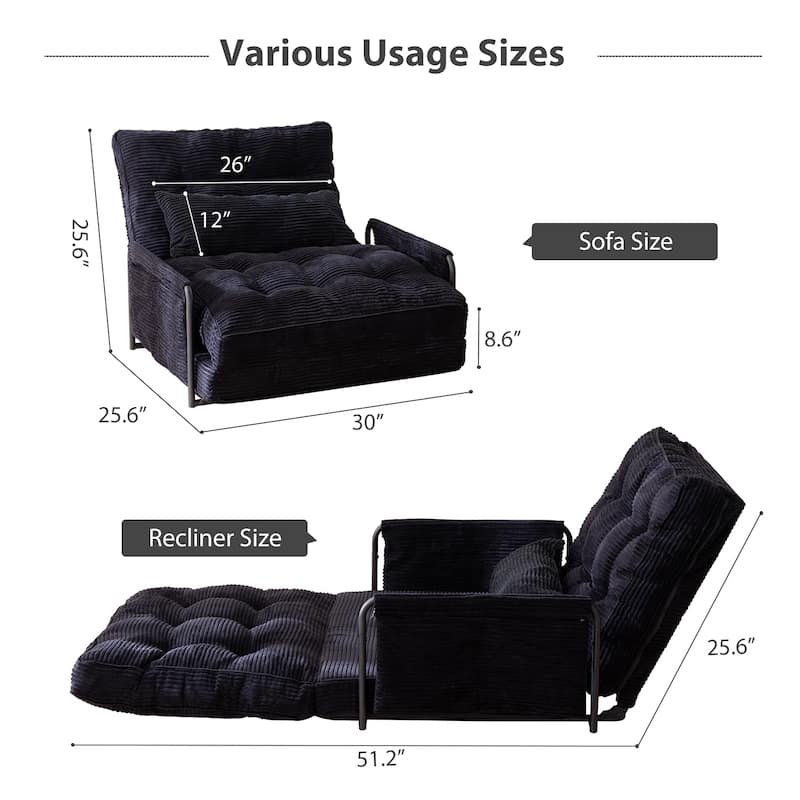 Bean Bag sofa,Floor Sofa Bed - 30"x25.6"