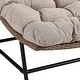 preview thumbnail 15 of 14, Middlebrook Outdoor Rattan Papasan Chairs with Cushions, Set of 2