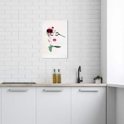 Wynwood Studio Fashion and Glam Ava's Dream White and Glam Wall Art Canvas Print
