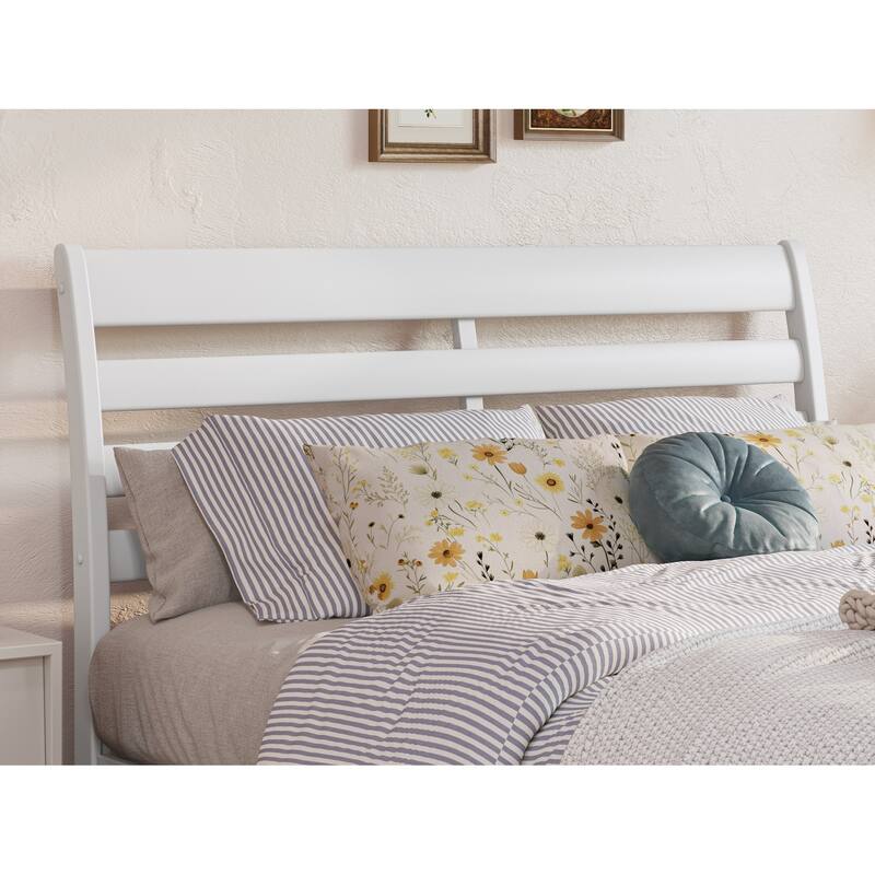 Emelie Platform Bed with Panel Footboard and Storage Drawers