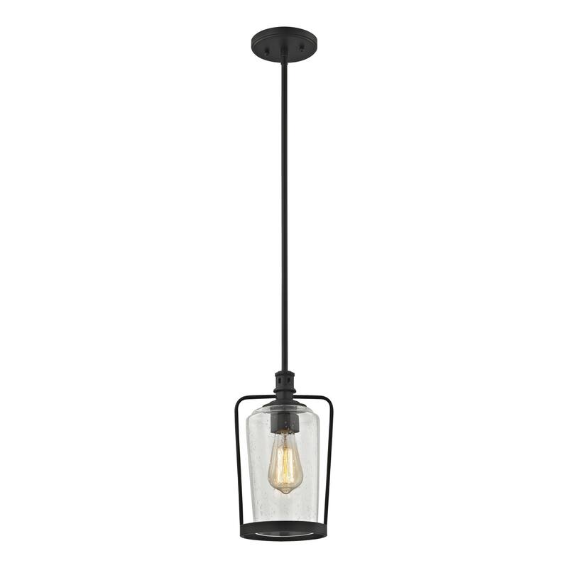 Hamel 7-inch Wide 1-Light Mini Pendant in Oil Rubbed Bronze - Bronze