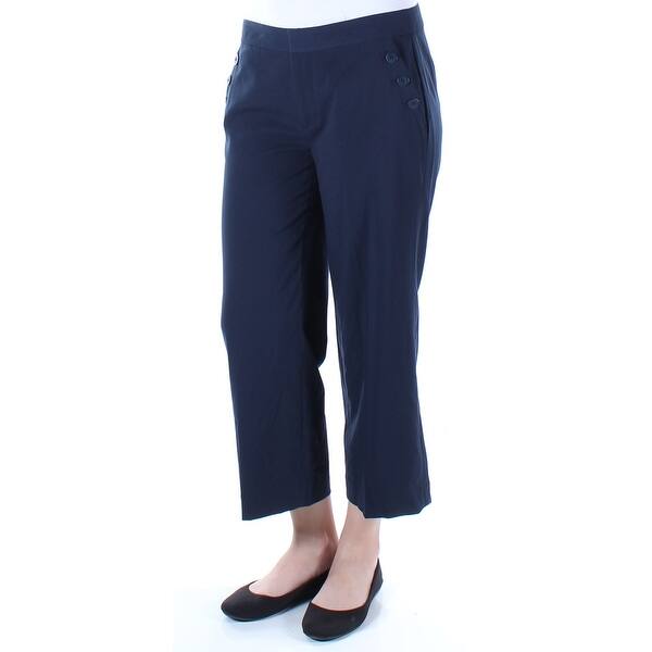 Shop Tommy Hilfiger 79 Womens New 1368 Navy Capri Casual Pants 6 B B Overstock 21313828