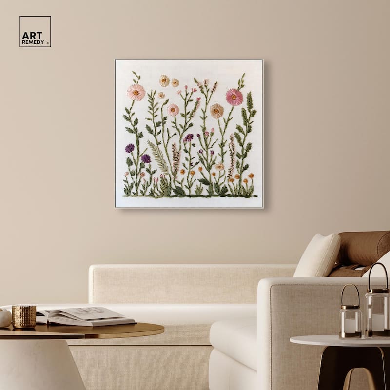 Wildflower Patch III Canvas by Art Remedy