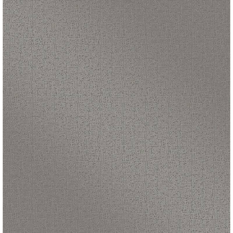 Brewster Basilic Metallic Mosaic Wallpaper - 20.5in x 396in x 0.025in