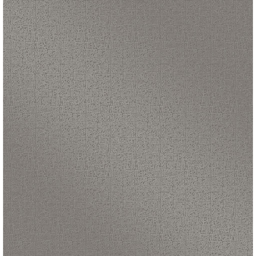 Brewster Basilic Metallic Mosaic Wallpaper - 20.5in x 396in x 0.025in