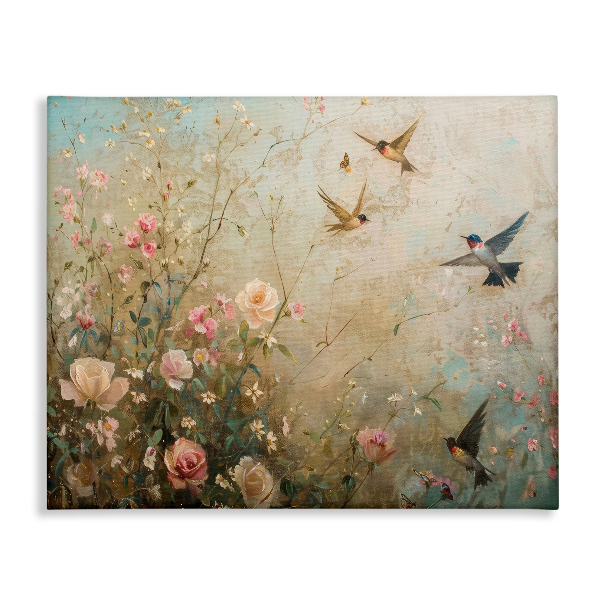 Stupell Spring Meadow Birds Canvas Wall Art Design By Arlington Prints