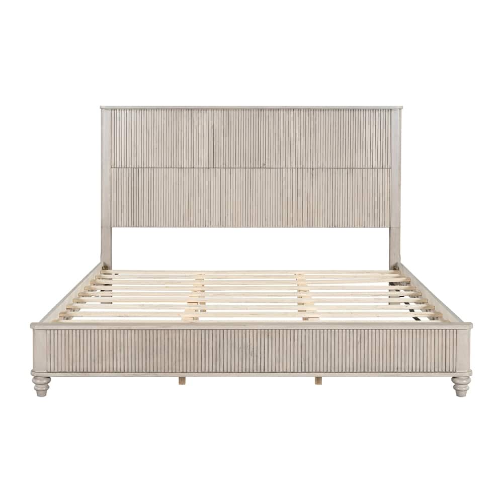 Modern Wood Bed Frame Solid Wood Platform Bed