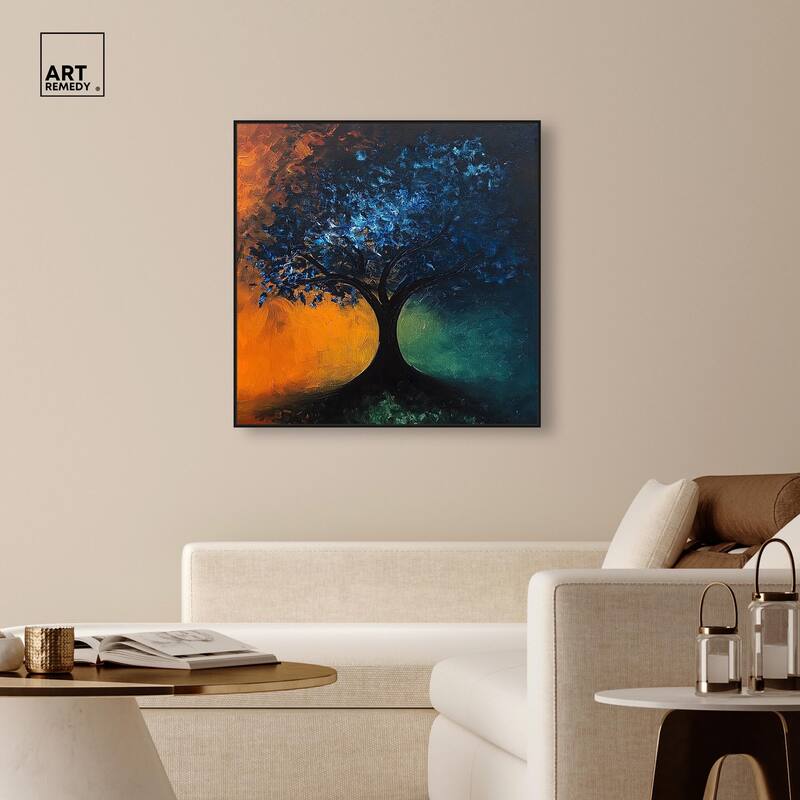 Tree of Opposites II Canvas by Art Remedy