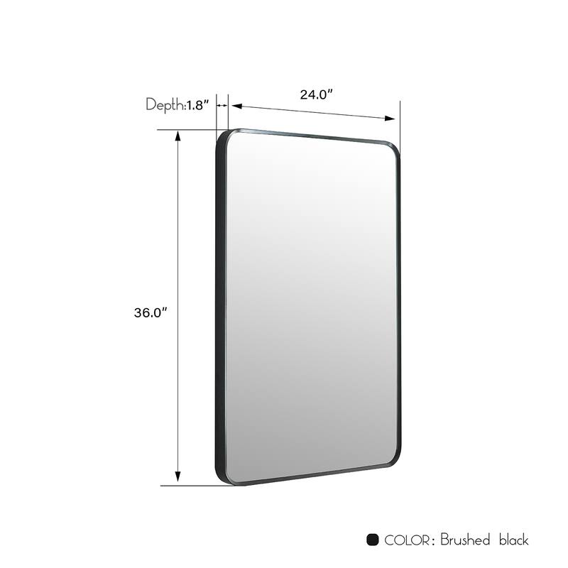 Vinnova Mutriku Rectangle Metal Wall Mirror