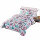 2pcs Kids Quilt Bedspread Comforter Set Throw Blanket Boys Girls Full ...