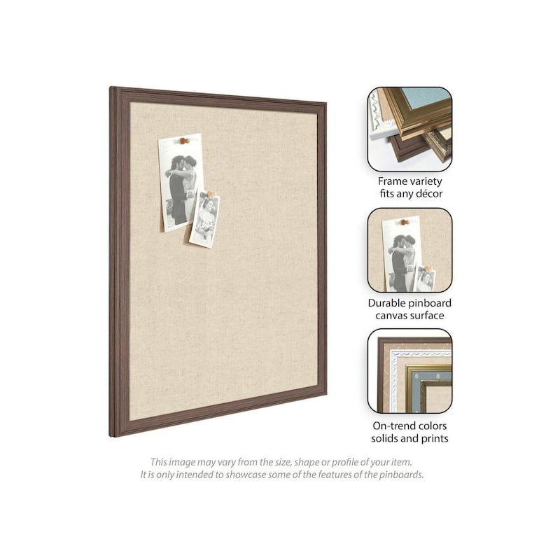 Kate and Laurel Pinboard Neutral Linen