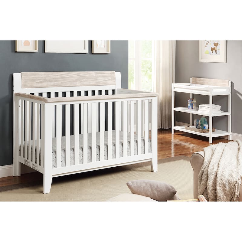 Suite Bebe Hayes 4-in-1 Convertible Crib - White