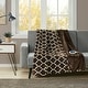 preview thumbnail 30 of 49, Beautyrest Oversized Heated Ogee Throw Brown