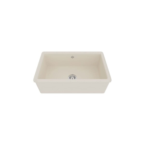 Rohl Um3018 Shaws 30 Undermount Single Basin Fireclay Bar Sink