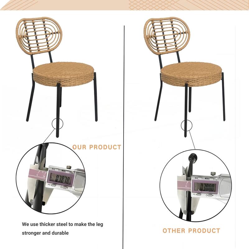 Patio Bistro Style Table And Chair Combination