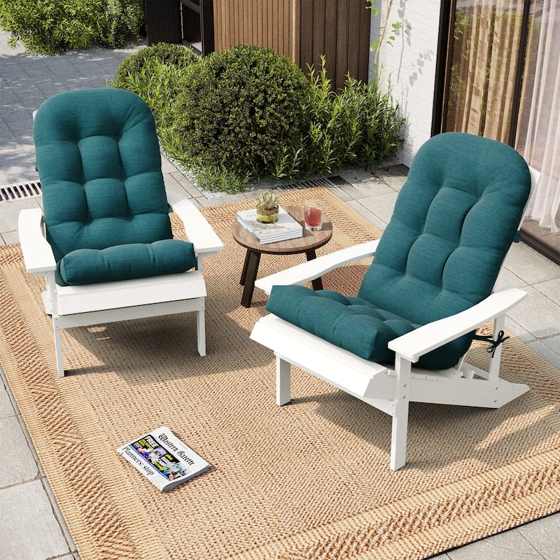 Outdoor Adirondack Chair Cushion Rocking Chair Cushions Thickened Patio Chair Pad with Sunbrella