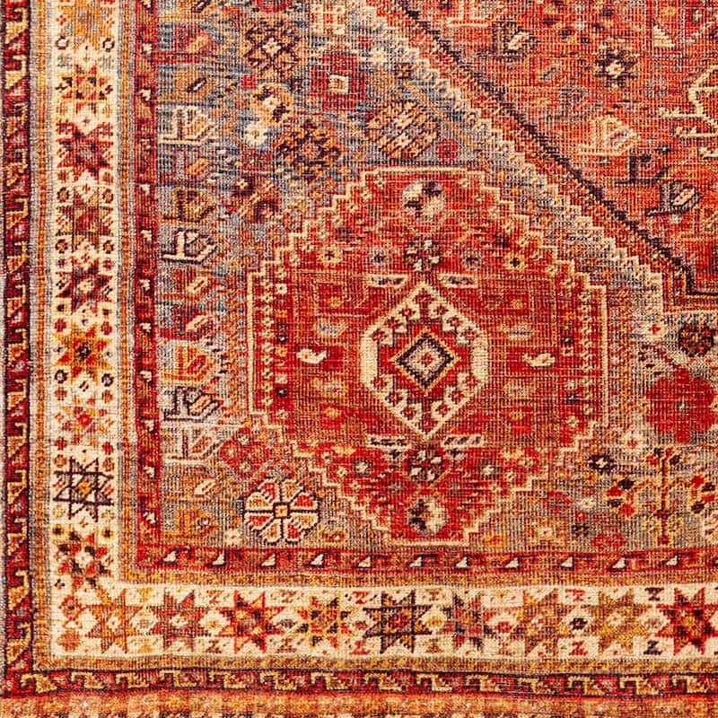 Livabliss Ernestina Machine Washable Medallion Area Rug