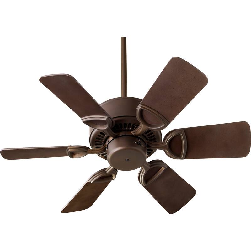 Quorum International Estate 30" 6 Blade Ceiling Fan - Oiled Bronze
