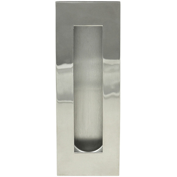 両面ドローイング『温もり』『引き出し』 INOX 7-1/16 Inch Tall Rectangular Flush Pull - Bed Bath