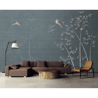 GK Wall Design Dark Floral Watercolor Forest Asiatic Wallpaper