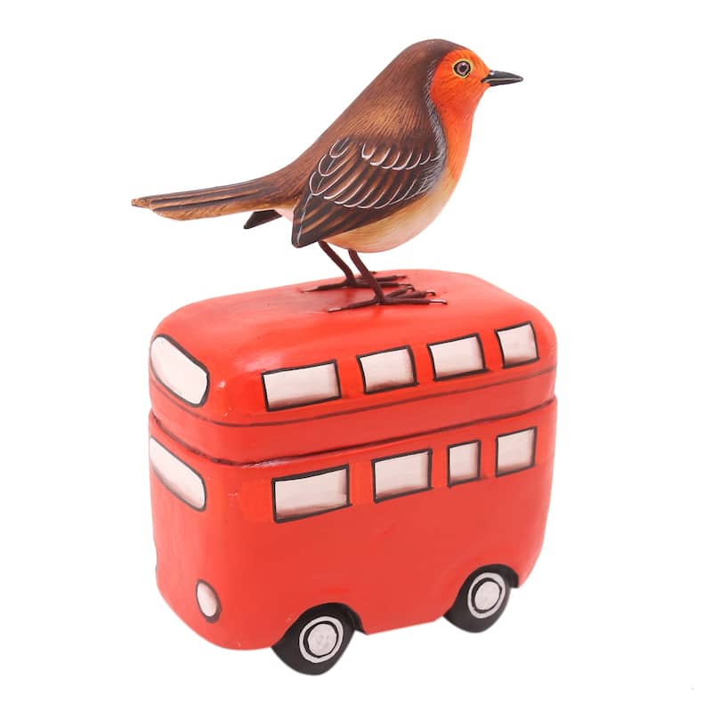Novica Handmade Sightseeing Wood Statuette