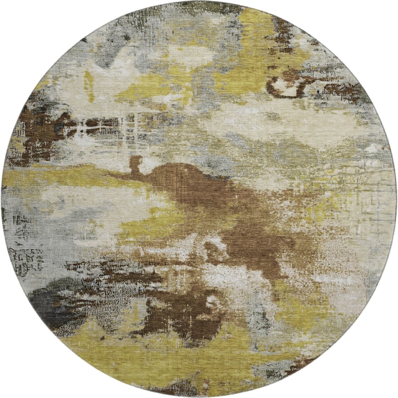 Premium Washable Super Soft Abstract Brushstrokes Mayfield Rug