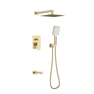 Indigo Home Complete Shower and Tub Faucet with Rough-in Valve