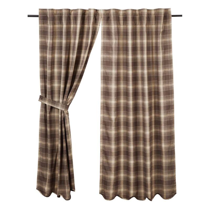 Dawson Star Scalloped Short Panel Set of 2 63x36 - Short Panel 63x36