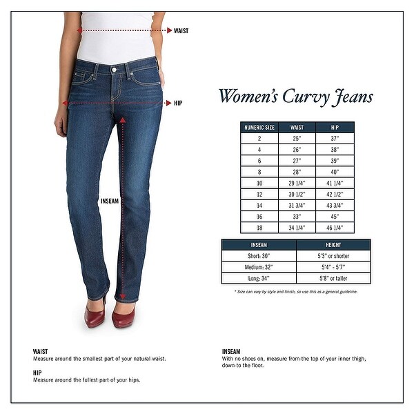 women's levi's curvy jeans