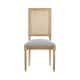 preview thumbnail 3 of 9, Regina French Country Wood and Cane Upholstered Dining Chairs by Christopher Knight Home