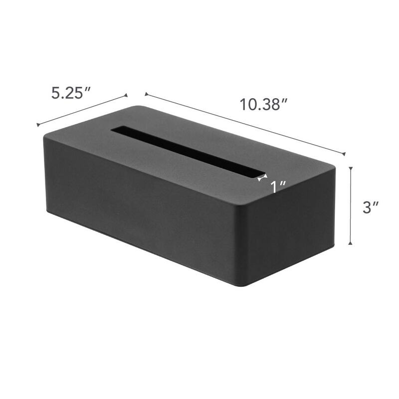 Yamazaki Home Tissue Case, Steel - L 5.31 x W 10.43 x H 2.95 inches