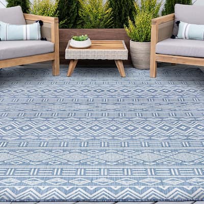 Exo Coastal Diamond Indoor/Outdoor Area Rug