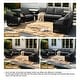 preview thumbnail 75 of 81, Rope Woven Patio Conversation Set with Swivel Chair & Settee Cushions