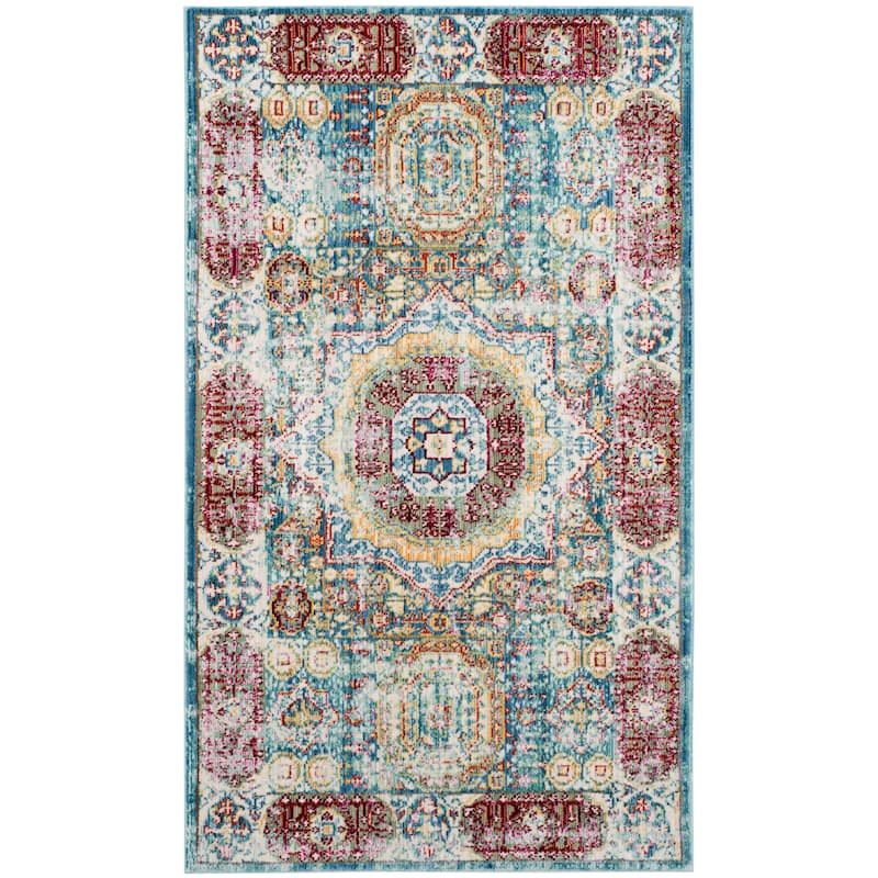 SAFAVIEH Valencia Trynke Distressed Vintage Boho Oriental Polyester Rug
