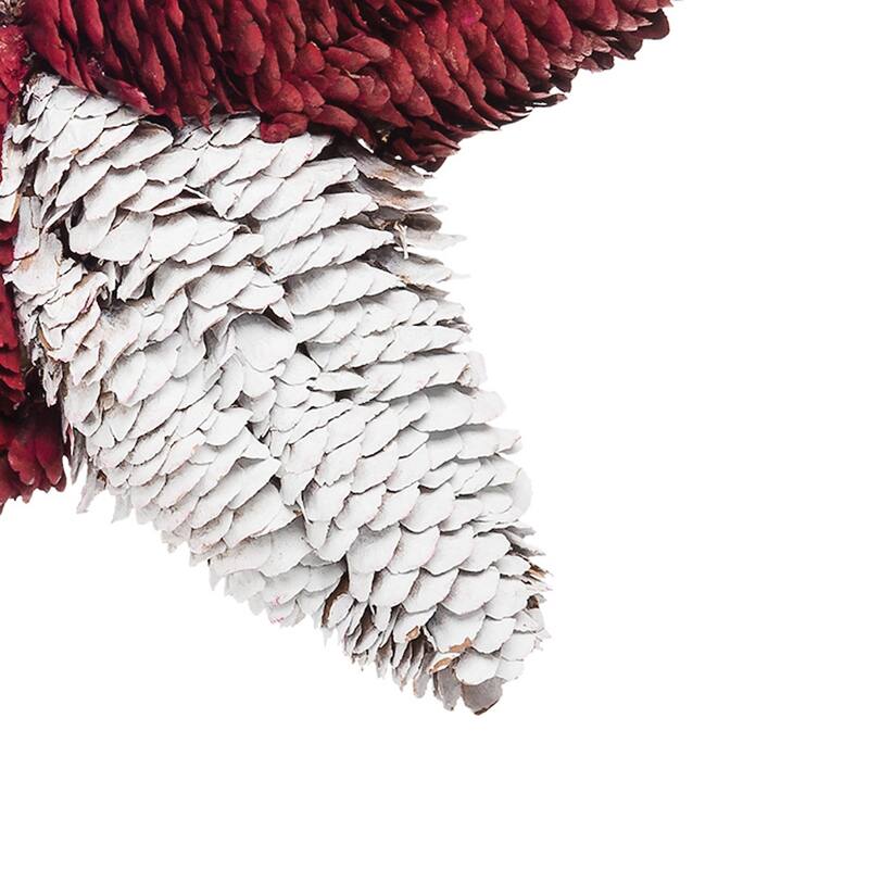 Americana July Fourth Pine Cone Star Ornament