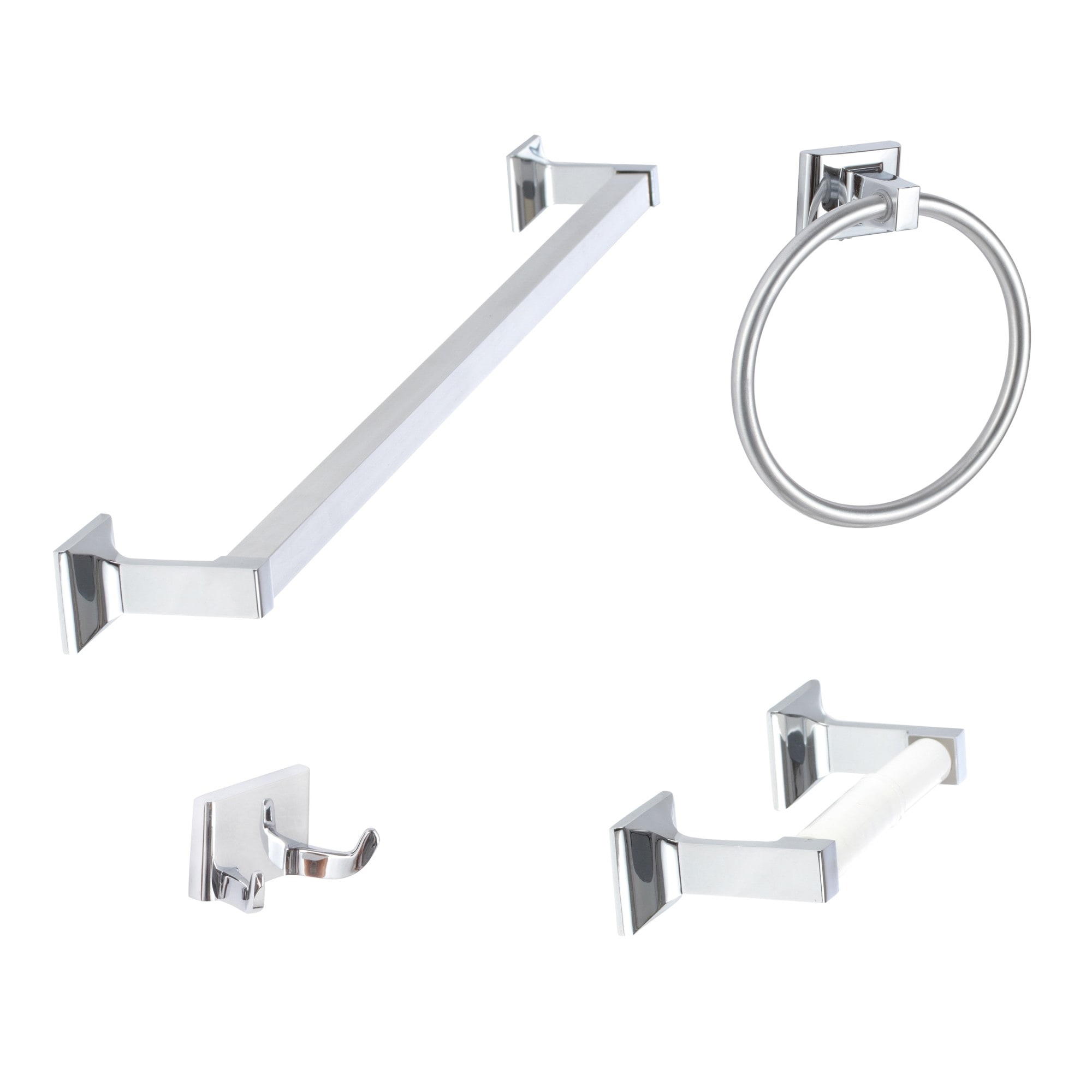 Sure-Loc BA-SET-PH2 Basic Bath 4 Piece Bathroom Package with 30" Towel