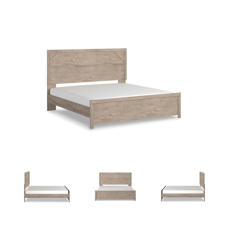 Senniberg Light Brown Panel Bed