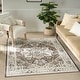 preview thumbnail 19 of 48, Nourison Dekor Indoor only Persian Area Rug Brown/Ivory - 4' x 6'